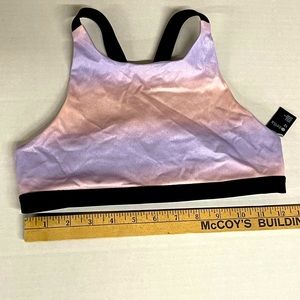 Girls Zella iridescent athletic top size 12